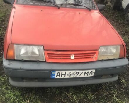 Красный ВАЗ 2109, объемом двигателя 1.5 л и пробегом 111 тыс. км за 1000 $, фото 1 на Automoto.ua