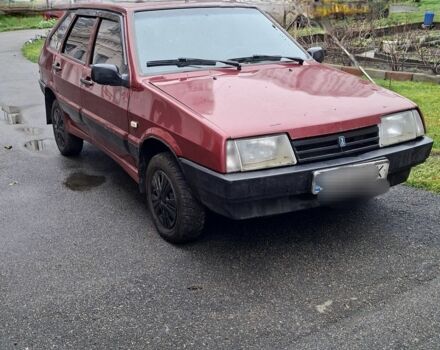 Красный ВАЗ 2109, объемом двигателя 1.1 л и пробегом 177 тыс. км за 1150 $, фото 1 на Automoto.ua