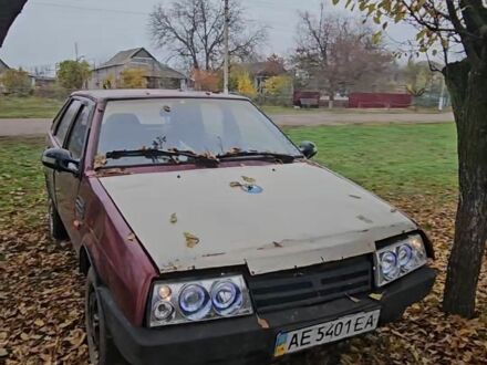 Красный ВАЗ 2109, объемом двигателя 1 л и пробегом 90 тыс. км за 596 $, фото 1 на Automoto.ua