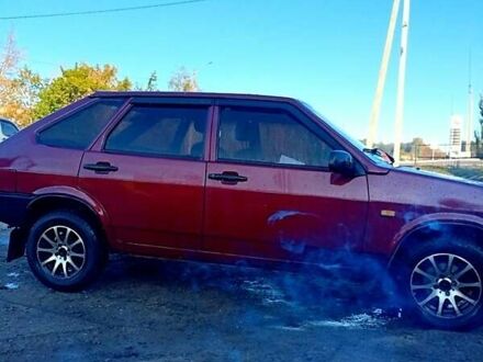 Красный ВАЗ 2109, объемом двигателя 1.5 л и пробегом 250 тыс. км за 1850 $, фото 1 на Automoto.ua