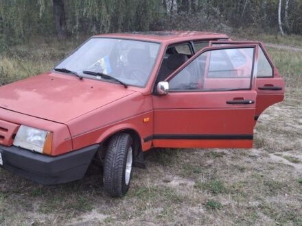 Красный ВАЗ 2109, объемом двигателя 1.3 л и пробегом 140 тыс. км за 1500 $, фото 1 на Automoto.ua