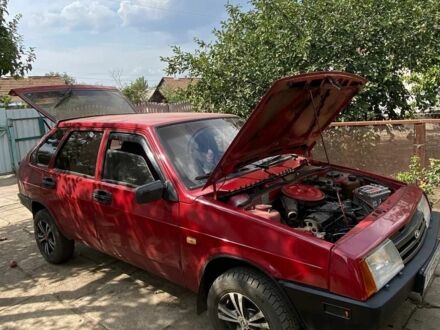 Красный ВАЗ 2109, объемом двигателя 1.3 л и пробегом 120 тыс. км за 1192 $, фото 1 на Automoto.ua