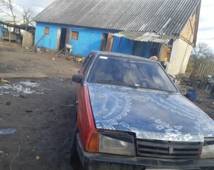 Красный ВАЗ 2109, объемом двигателя 1.5 л и пробегом 248 тыс. км за 600 $, фото 1 на Automoto.ua