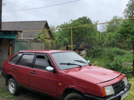 Красный ВАЗ 2109, объемом двигателя 1.3 л и пробегом 130 тыс. км за 364 $, фото 1 на Automoto.ua