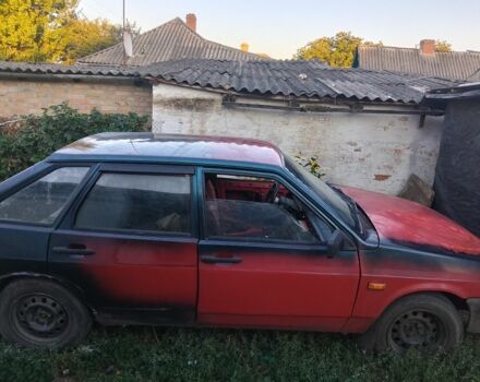 Красный ВАЗ 2109, объемом двигателя 1.5 л и пробегом 50 тыс. км за 348 $, фото 1 на Automoto.ua