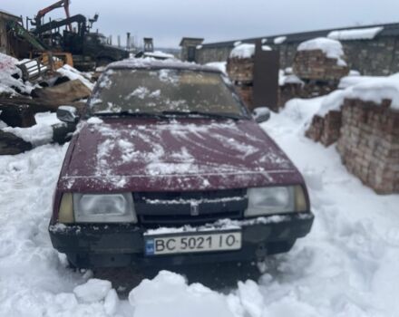 Красный ВАЗ 2109, объемом двигателя 1.3 л и пробегом 150 тыс. км за 600 $, фото 1 на Automoto.ua