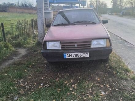Червоний ВАЗ 2109, об'ємом двигуна 1.3 л та пробігом 95 тис. км за 691 $, фото 1 на Automoto.ua