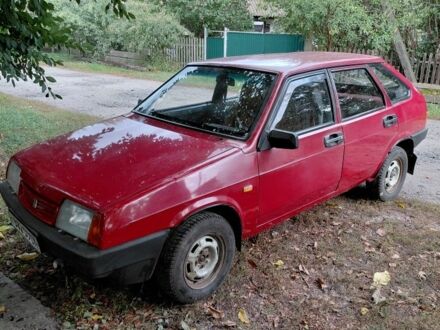 Красный ВАЗ 2109, объемом двигателя 1.3 л и пробегом 100 тыс. км за 750 $, фото 1 на Automoto.ua