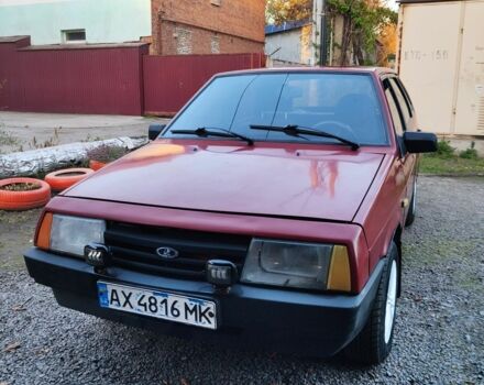 Красный ВАЗ 2109, объемом двигателя 1.3 л и пробегом 60 тыс. км за 1074 $, фото 1 на Automoto.ua