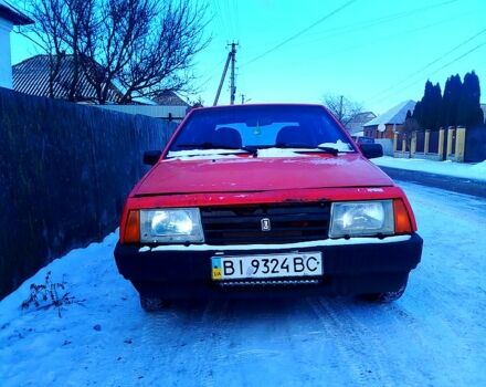 Красный ВАЗ 2109, объемом двигателя 1.3 л и пробегом 200 тыс. км за 850 $, фото 1 на Automoto.ua