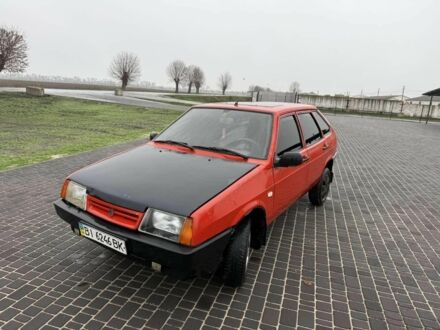 Красный ВАЗ 2109, объемом двигателя 1.5 л и пробегом 6 тыс. км за 828 $, фото 1 на Automoto.ua