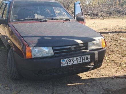 Красный ВАЗ 2109, объемом двигателя 1.3 л и пробегом 100 тыс. км за 1200 $, фото 1 на Automoto.ua