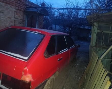 Красный ВАЗ 2109, объемом двигателя 1.3 л и пробегом 3 тыс. км за 349 $, фото 1 на Automoto.ua