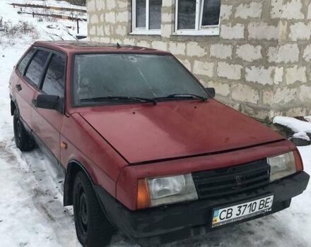 Красный ВАЗ 2109, объемом двигателя 1.3 л и пробегом 250 тыс. км за 600 $, фото 1 на Automoto.ua