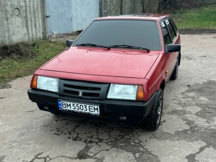 Красный ВАЗ 2109, объемом двигателя 1.5 л и пробегом 57 тыс. км за 1800 $, фото 1 на Automoto.ua