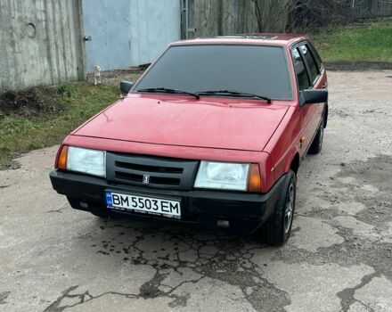Красный ВАЗ 2109, объемом двигателя 1.5 л и пробегом 57 тыс. км за 1800 $, фото 1 на Automoto.ua