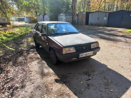 Красный ВАЗ 2109, объемом двигателя 1.3 л и пробегом 453 тыс. км за 594 $, фото 1 на Automoto.ua