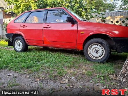 Красный ВАЗ 2109, объемом двигателя 1.3 л и пробегом 235 тыс. км за 670 $, фото 1 на Automoto.ua