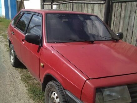 Красный ВАЗ 2109, объемом двигателя 1.5 л и пробегом 2 тыс. км за 450 $, фото 1 на Automoto.ua