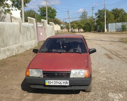 Красный ВАЗ 2109, объемом двигателя 1.3 л и пробегом 100 тыс. км за 650 $, фото 1 на Automoto.ua
