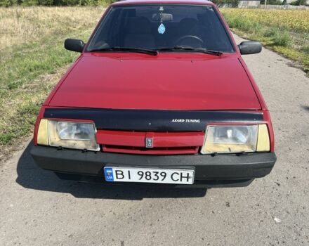 Красный ВАЗ 2109, объемом двигателя 1.3 л и пробегом 250 тыс. км за 1500 $, фото 1 на Automoto.ua