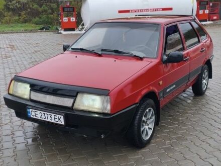 Красный ВАЗ 2109, объемом двигателя 1.3 л и пробегом 400 тыс. км за 700 $, фото 1 на Automoto.ua