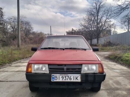 Красный ВАЗ 2109, объемом двигателя 1.3 л и пробегом 150 тыс. км за 950 $, фото 1 на Automoto.ua