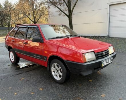 Красный ВАЗ 2109, объемом двигателя 1.5 л и пробегом 100 тыс. км за 1000 $, фото 1 на Automoto.ua