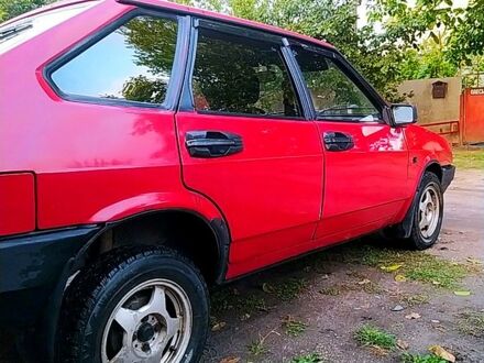 Красный ВАЗ 2109, объемом двигателя 1.5 л и пробегом 52 тыс. км за 1150 $, фото 1 на Automoto.ua