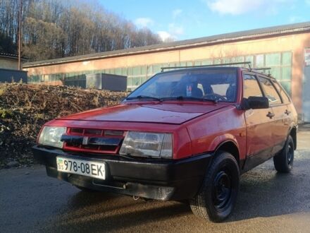 Красный ВАЗ 2109, объемом двигателя 1.3 л и пробегом 99 тыс. км за 480 $, фото 1 на Automoto.ua