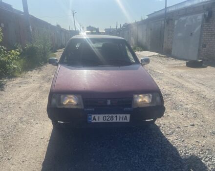 Красный ВАЗ 2109, объемом двигателя 1.3 л и пробегом 200 тыс. км за 650 $, фото 1 на Automoto.ua