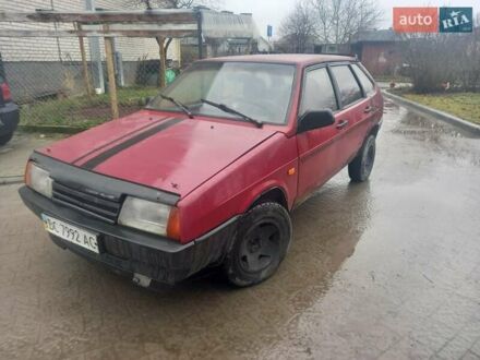 Красный ВАЗ 2109, объемом двигателя 1.5 л и пробегом 250 тыс. км за 550 $, фото 1 на Automoto.ua