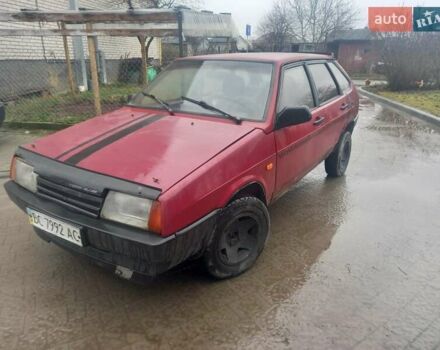 Красный ВАЗ 2109, объемом двигателя 1.5 л и пробегом 250 тыс. км за 550 $, фото 1 на Automoto.ua