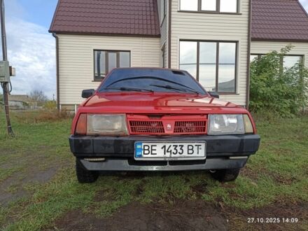 Красный ВАЗ 2109, объемом двигателя 1.5 л и пробегом 2 тыс. км за 850 $, фото 1 на Automoto.ua