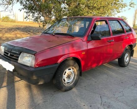 Красный ВАЗ 2109, объемом двигателя 5 л и пробегом 295 тыс. км за 1000 $, фото 1 на Automoto.ua