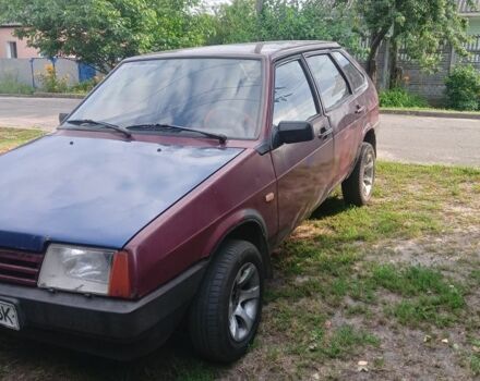 Красный ВАЗ 2109, объемом двигателя 1.5 л и пробегом 100 тыс. км за 508 $, фото 1 на Automoto.ua