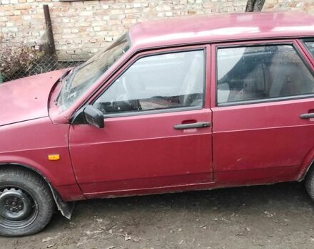 Червоний ВАЗ 2109, об'ємом двигуна 1.3 л та пробігом 1 тис. км за 600 $, фото 1 на Automoto.ua