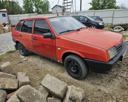 Красный ВАЗ 2109, объемом двигателя 1.5 л и пробегом 95 тыс. км за 700 $, фото 1 на Automoto.ua