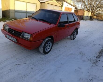 Красный ВАЗ 2109, объемом двигателя 1.5 л и пробегом 1 тыс. км за 2200 $, фото 1 на Automoto.ua