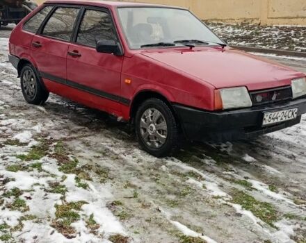 Красный ВАЗ 2109, объемом двигателя 1.3 л и пробегом 300 тыс. км за 862 $, фото 1 на Automoto.ua