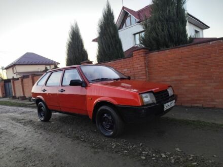 Красный ВАЗ 2109, объемом двигателя 5 л и пробегом 140 тыс. км за 600 $, фото 1 на Automoto.ua