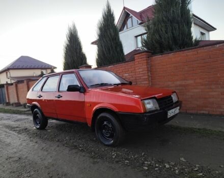 Красный ВАЗ 2109, объемом двигателя 5 л и пробегом 140 тыс. км за 600 $, фото 1 на Automoto.ua