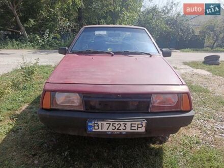 Красный ВАЗ 2109, объемом двигателя 1.3 л и пробегом 200 тыс. км за 679 $, фото 1 на Automoto.ua