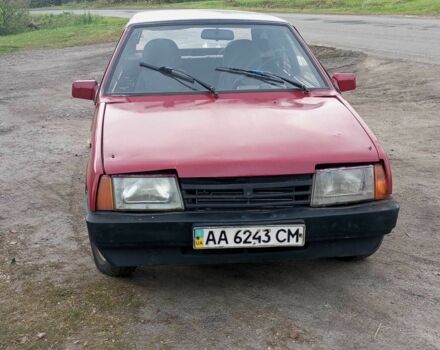 Красный ВАЗ 2109, объемом двигателя 1.5 л и пробегом 666 тыс. км за 607 $, фото 1 на Automoto.ua