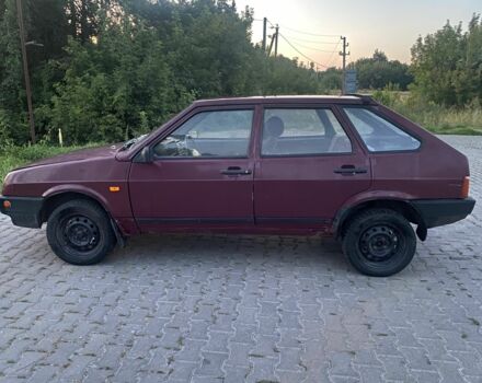 Красный ВАЗ 2109, объемом двигателя 1.5 л и пробегом 1 тыс. км за 700 $, фото 1 на Automoto.ua