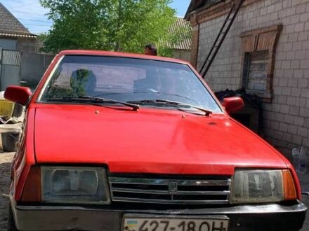 Красный ВАЗ 2109, объемом двигателя 1.6 л и пробегом 212 тыс. км за 1001 $, фото 1 на Automoto.ua