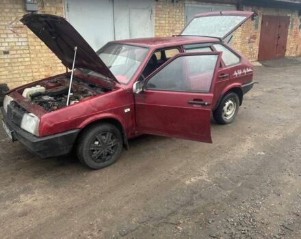Красный ВАЗ 2109, объемом двигателя 1.3 л и пробегом 150 тыс. км за 550 $, фото 1 на Automoto.ua