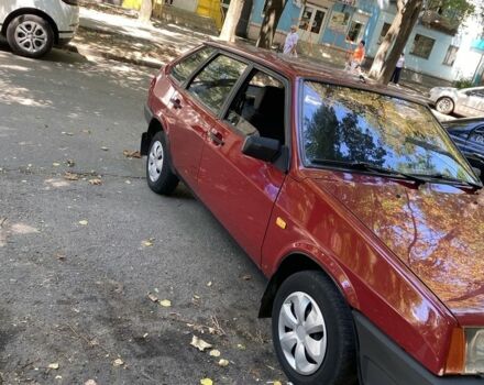 Красный ВАЗ 2109, объемом двигателя 1.5 л и пробегом 46 тыс. км за 1801 $, фото 1 на Automoto.ua