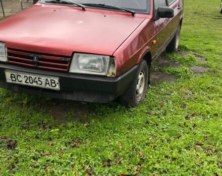 Красный ВАЗ 2109, объемом двигателя 1.3 л и пробегом 2 тыс. км за 600 $, фото 1 на Automoto.ua