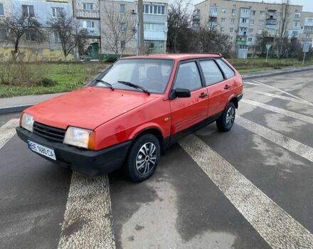 Красный ВАЗ 2109, объемом двигателя 1.5 л и пробегом 220 тыс. км за 900 $, фото 1 на Automoto.ua